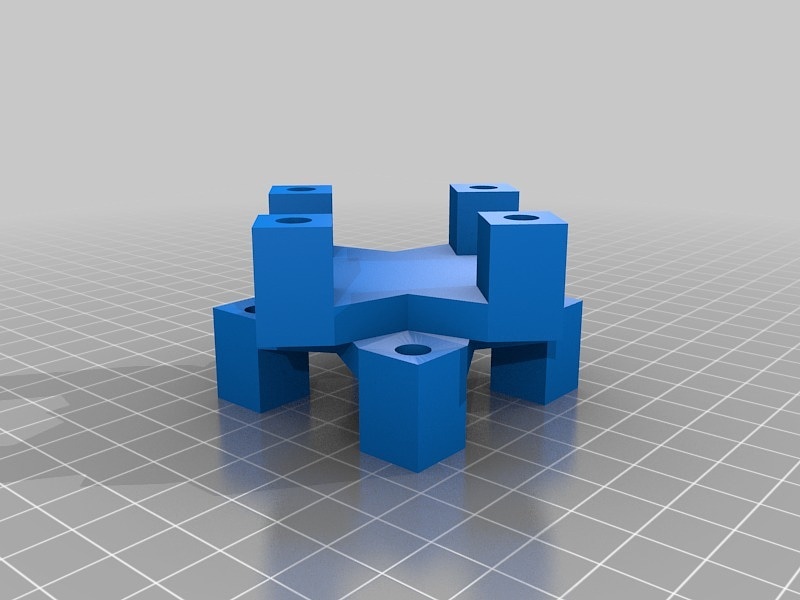 RHS (box tube) linear slide and clamping set 25mm - Free 3d model on ...