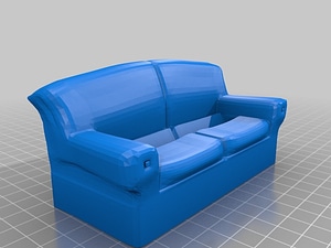 Business Card Display - Sofa 3D Model