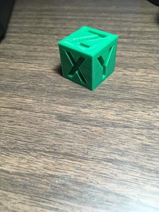 1 Inch Calibration cube - Free 3d model on creazilla.com