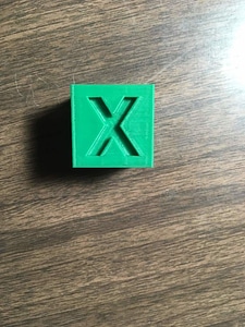 1 Inch Calibration cube - Free 3d model on creazilla.com