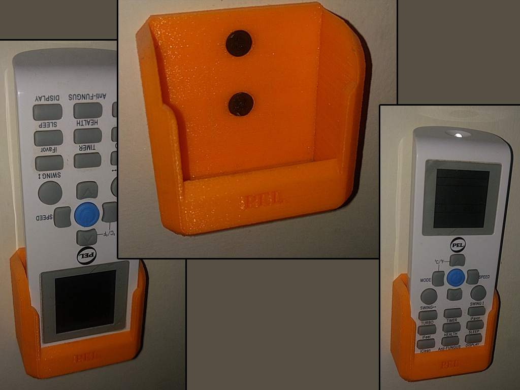 PEL AC Remote Control Holder Free 3d model on