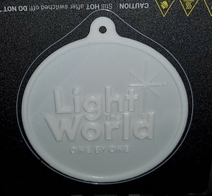 Light The World Christmas Ornament 3D-modell