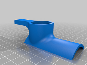 Nerf Kronos Vertical Magazine Adaptor - Free 3d model on creazilla.com