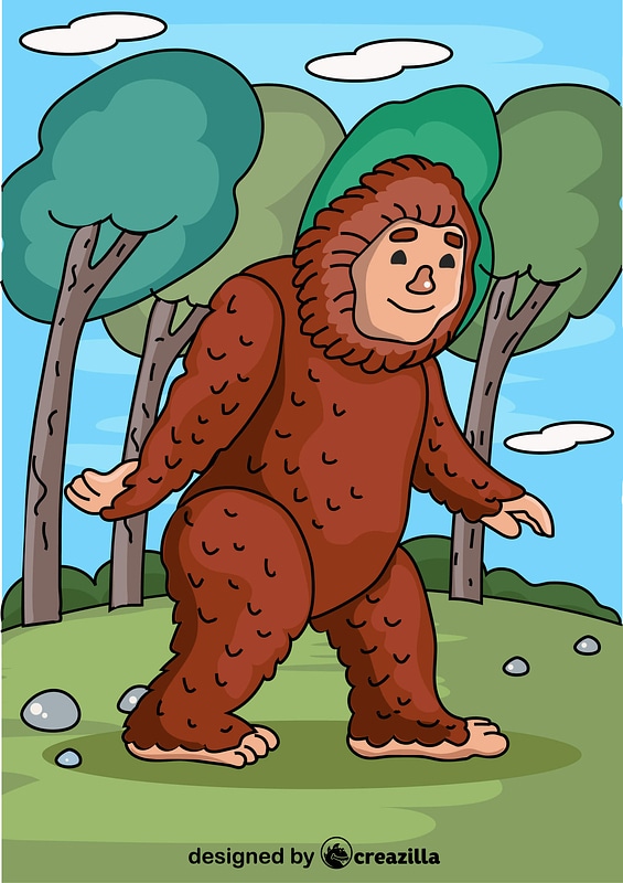 Векторне зображення: Bigfoot