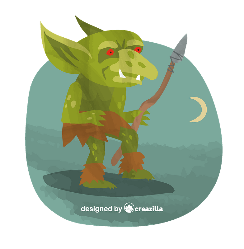 Grafika wektorowa: Goblin