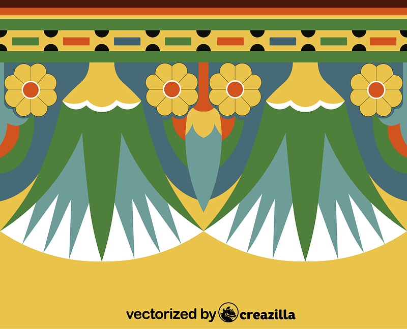 Egyptian pattern vector