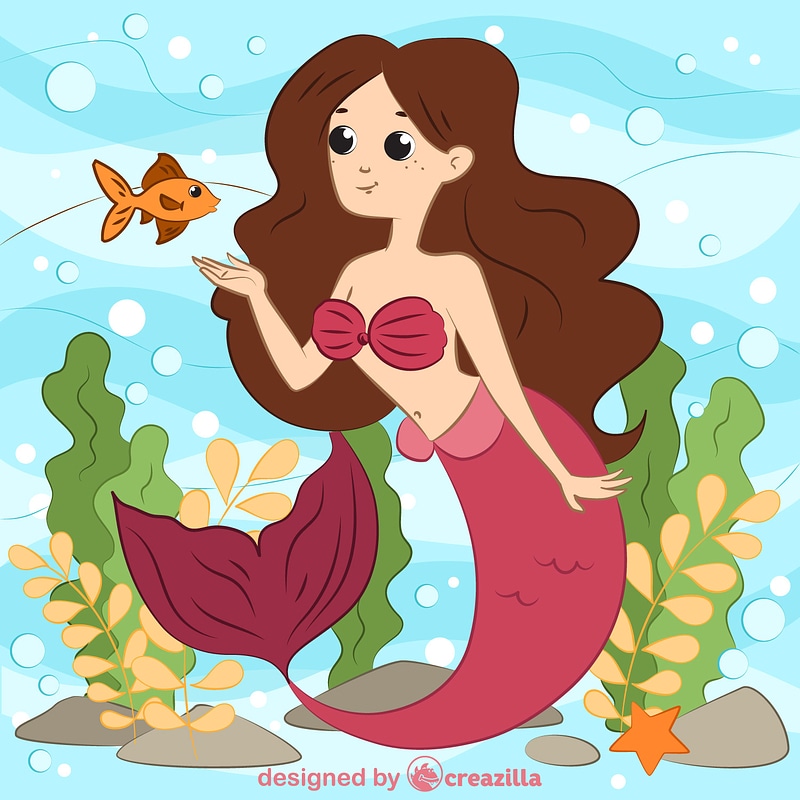 Mermaid vector