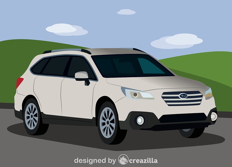Subaru Outback vector. Free download. Creazilla