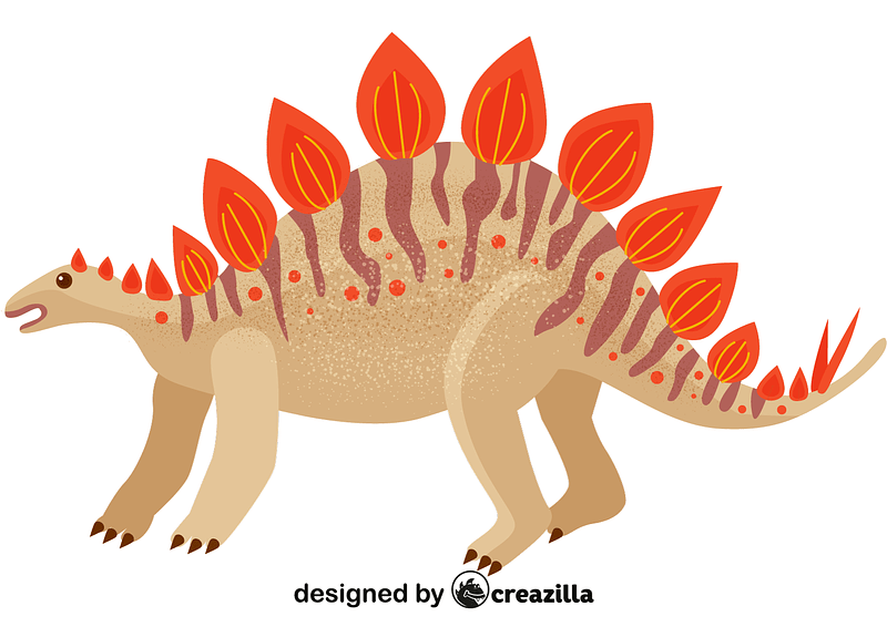 Stegosaurus vektor