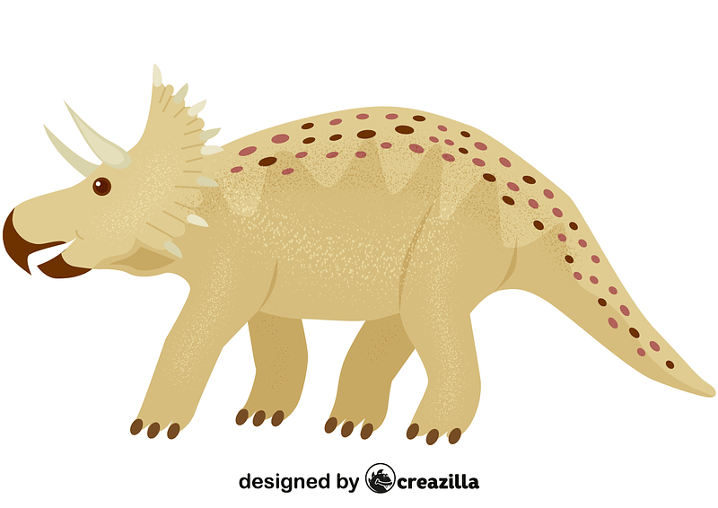 Grafika wektorowa: Triceratops