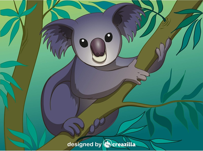 Векторное изображение: Koala