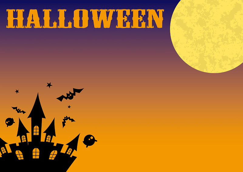 Grafika wektorowa: Halloween Moon