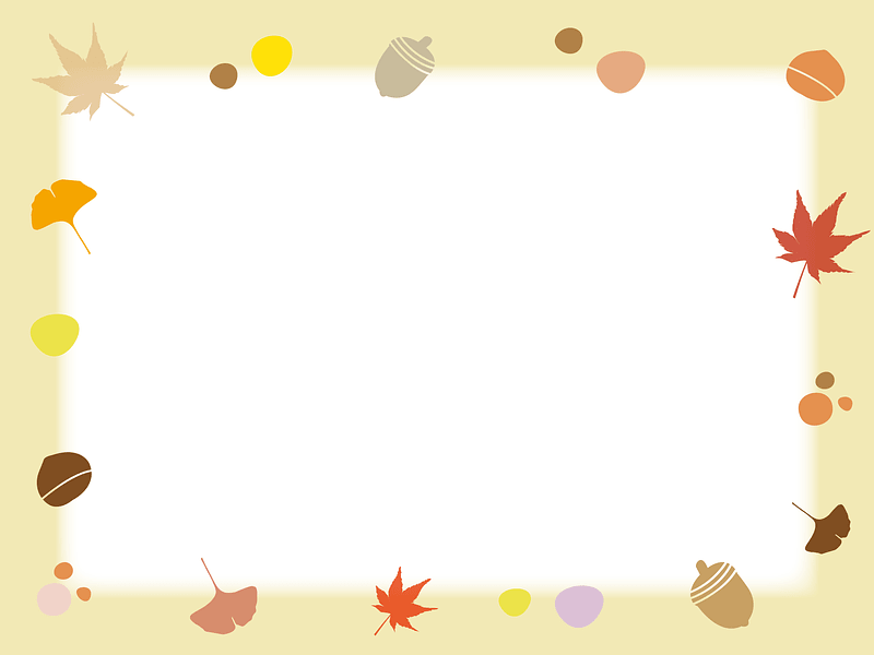 Vetor de Autumn Frame