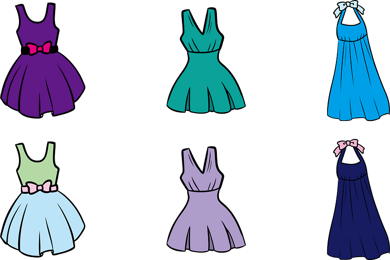 One Piece Dress vector. Free download. Creazilla