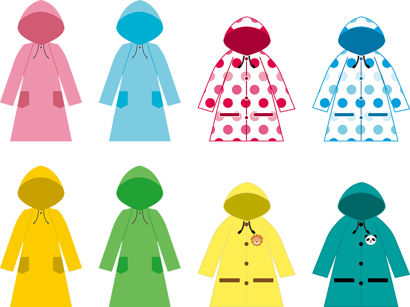 Raincoat Rain vector