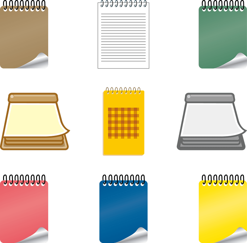 Memo Pad vector. Free download. Creazilla