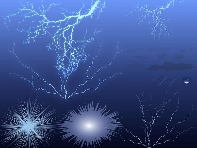 Lightning Thunder vector. Free download. Creazilla