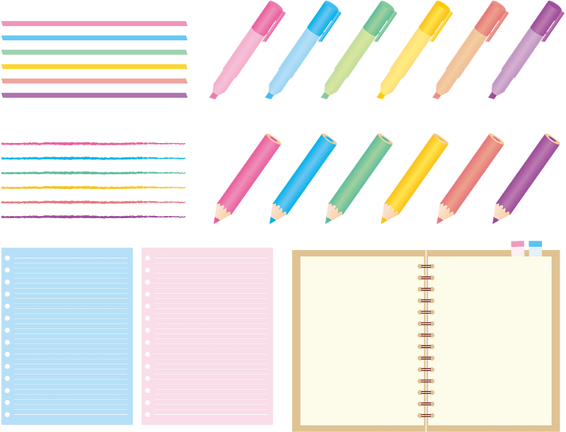 Stationery Art Supply vector. Free download. Creazilla