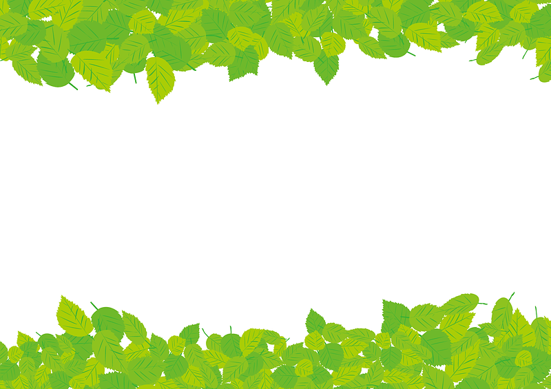 Leaves Frame vector