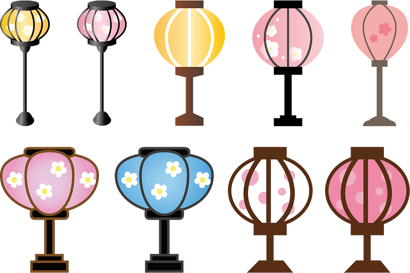 Paper Lantern vector. Free download. Creazilla