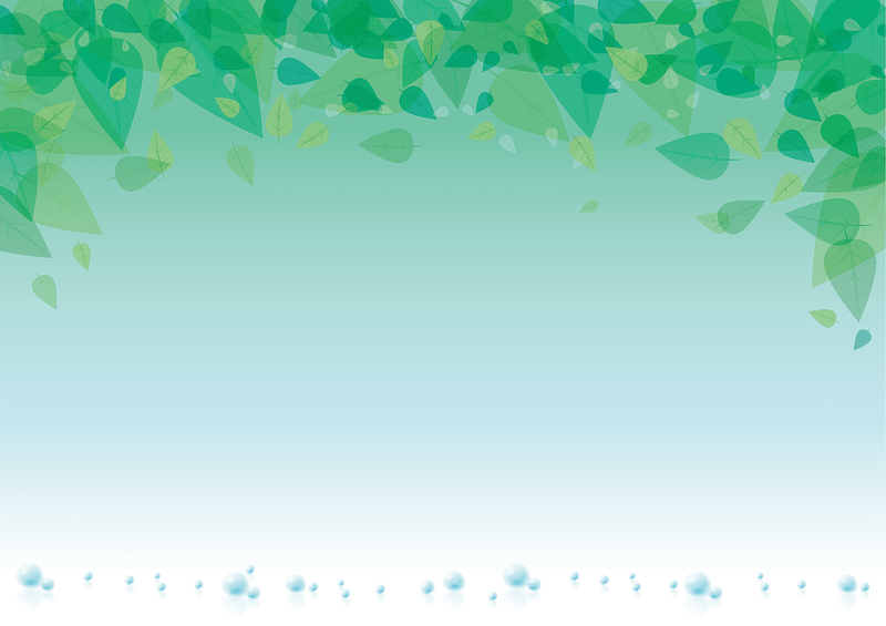 Leaves Waterdrop Frame vector