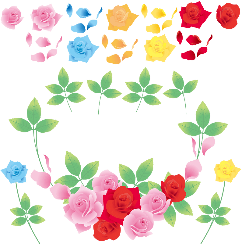 Rose Flower vector. Free download. Creazilla