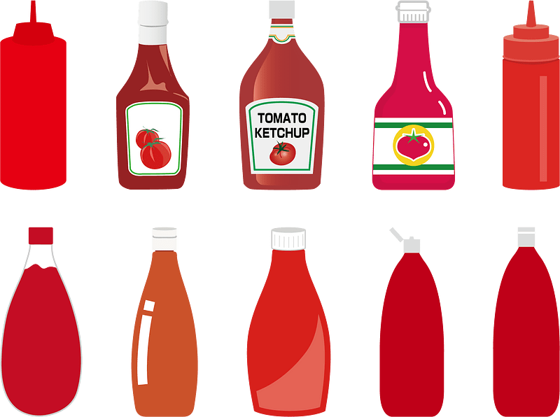 Ketchup Catsup vector. Free download. Creazilla
