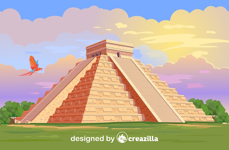 Векторне зображення: Chichen Itza