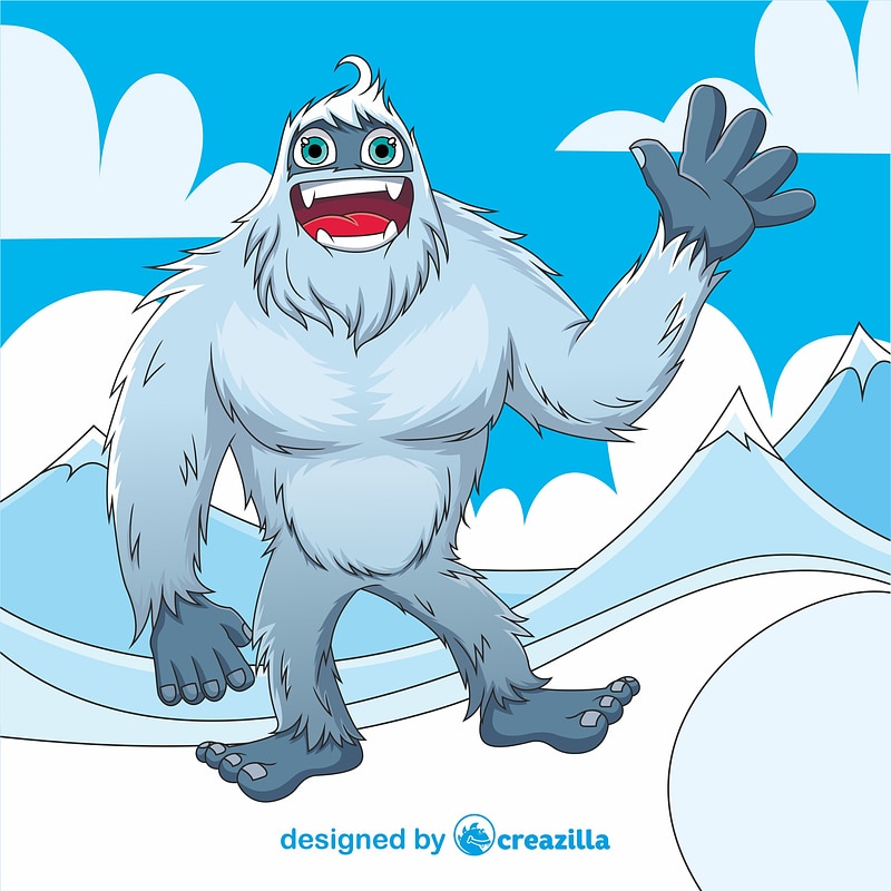 Grafika wektorowa: Bigfoot