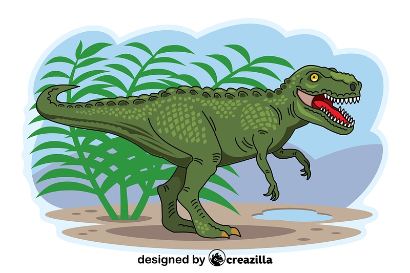 Grafika wektorowa: Tyrannosaurus